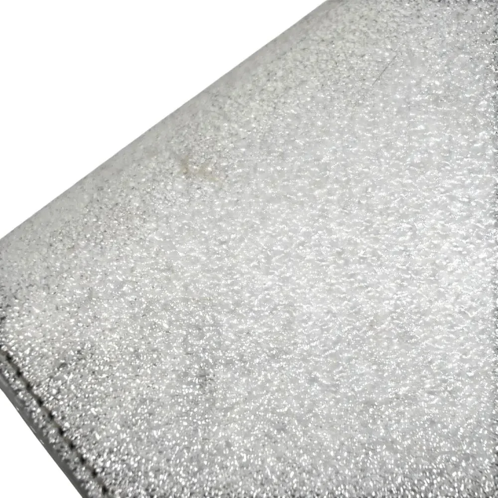 Saint Laurent Champagne Metallic Leather Clutch